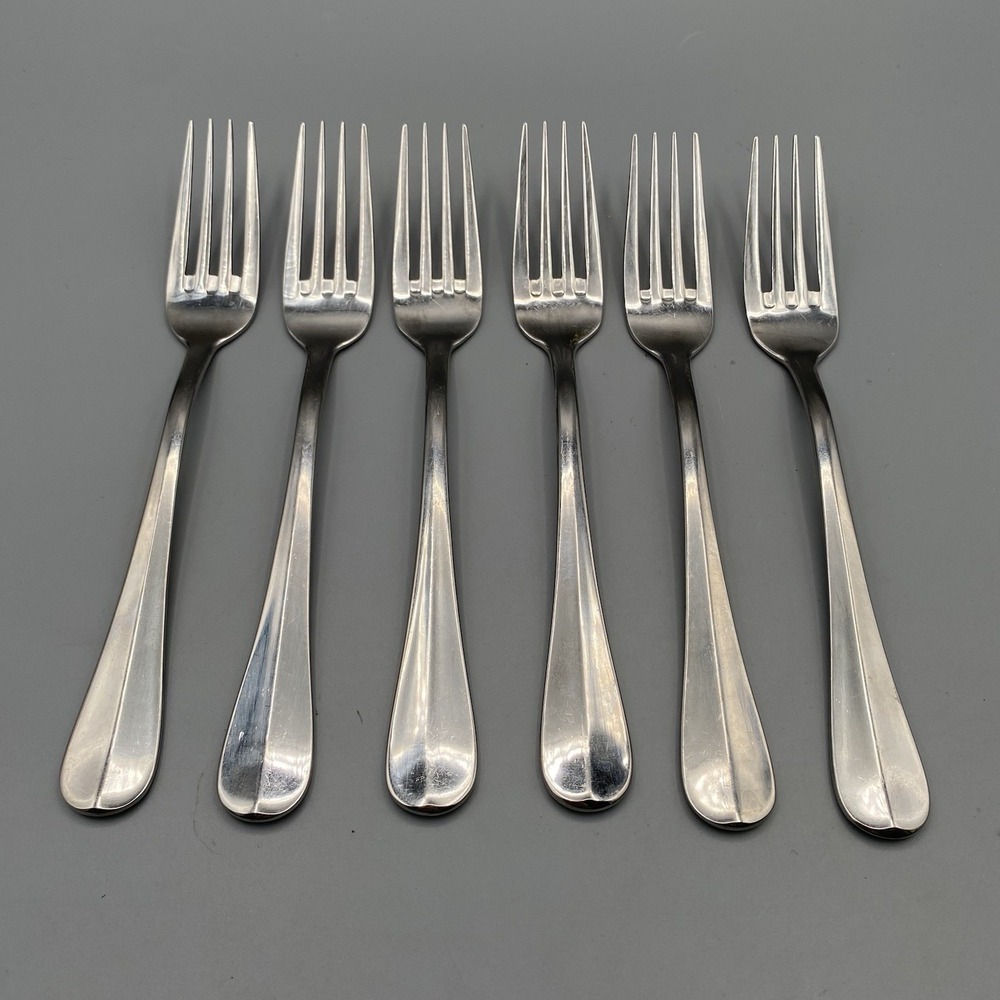 Roberts‎ & Belk HARTFORD 6pcs Salad Forks 7.25" Stainless 18/10 Flatware
